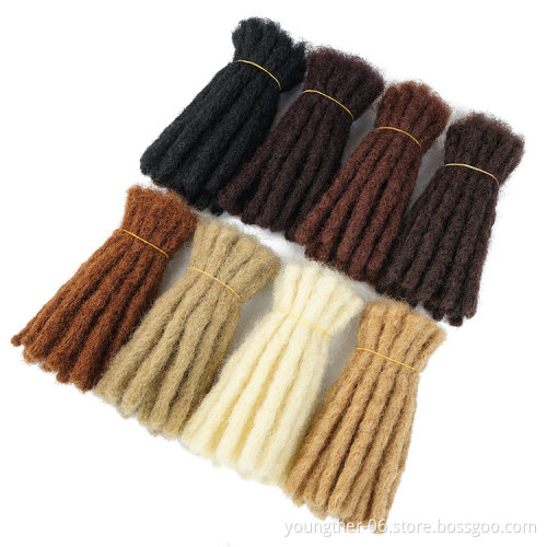 Human Hair Dreadlocks Braids Crochet Locs Handmade Dreadlocks Hair Extensions